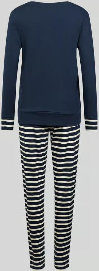 Schiesser Pyjama Casual Essentials Katoen ronde hals lange mouwen (2-delig) - Foto 7