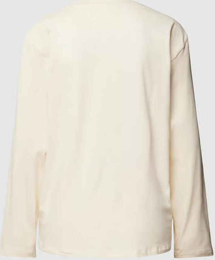 Schiesser Pyjamabovendeel in effen design model 'Mix+Relax'