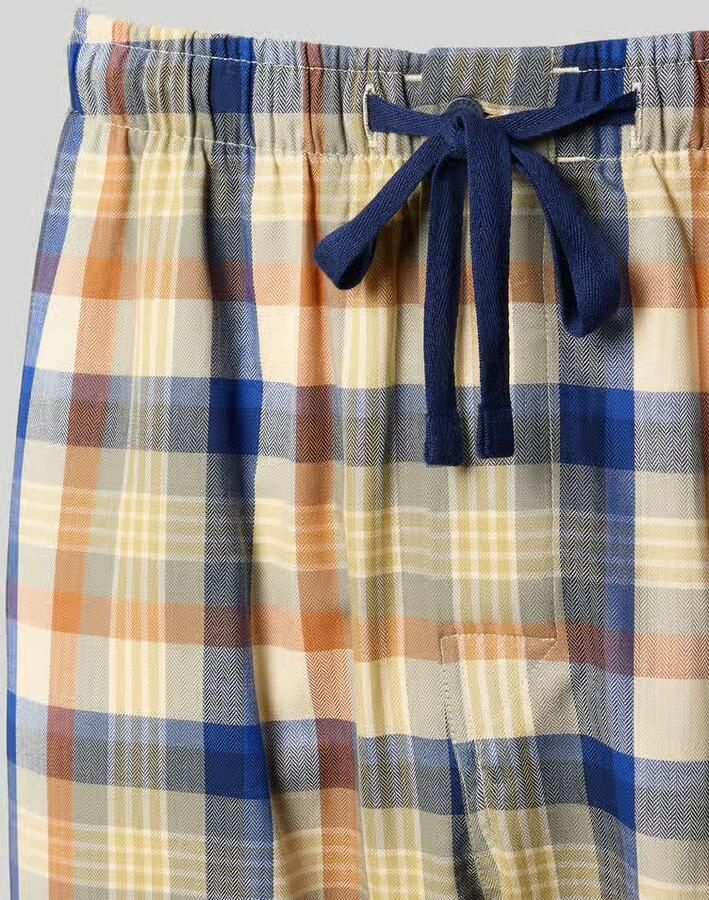 Schiesser pyjamabroek in all-over look met elastisch band