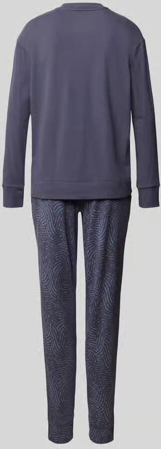 Schiesser Regular fit pyjama met ronde hals