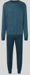 Schiesser Regular fit pyjama-set van puur katoen