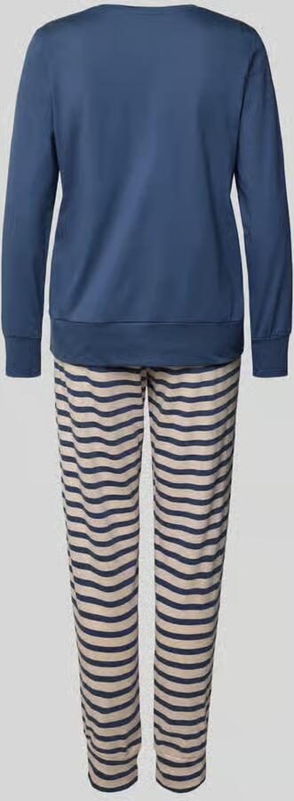 Schiesser Pyjama Casual Essentials Katoen ronde hals lange mouwen (2-delig) - Foto 7
