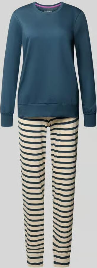 Schiesser Regular fit pyjamaset van puur katoen