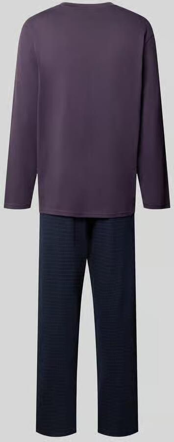 Schiesser Relaxed fit pyjama-set van puur katoen