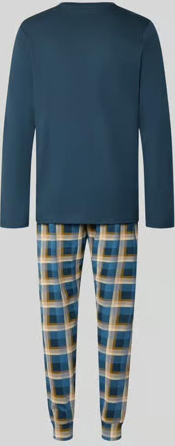 Schiesser relaxed fit pyjama van puur katoen