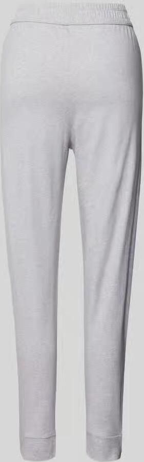 Schiesser Relaxed fit sweatpants met deelnaden