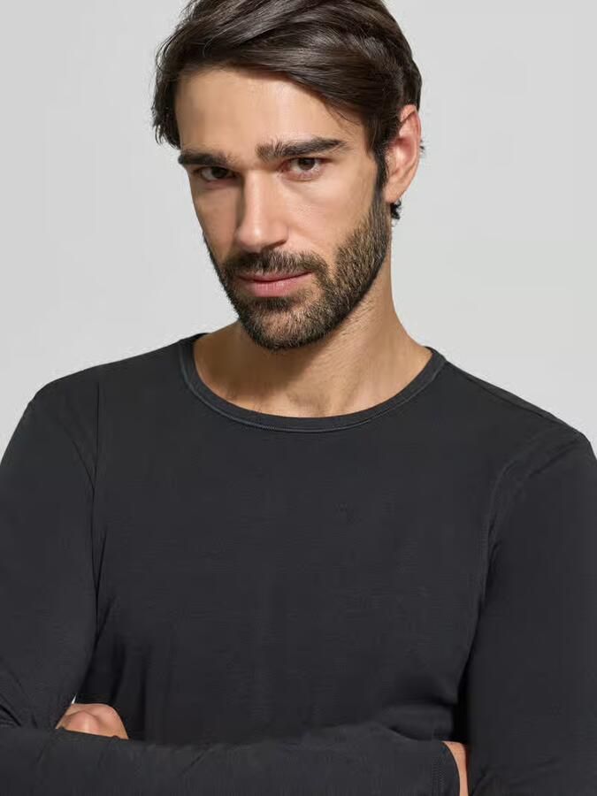 Schiesser Shirt met lange mouwen met stretchgehalte - Foto 3