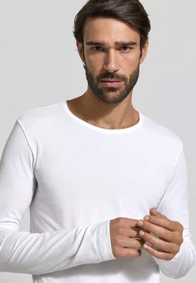 Schiesser Shirt met lange mouwen met stretchgehalte - Foto 2