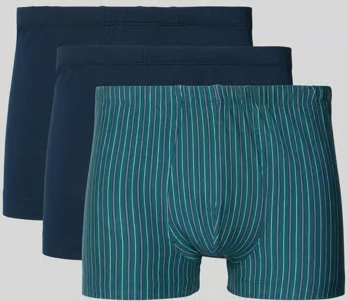 Schiesser Slim fit boxershorts met elastische band in set van 3 - Foto 2