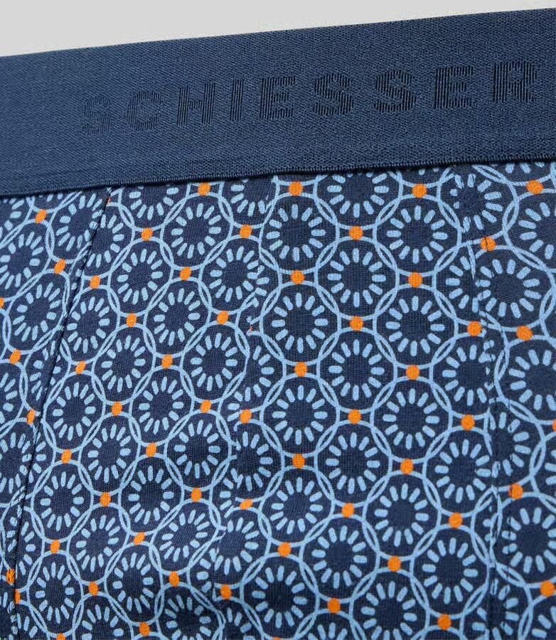 Schiesser Slim Fit trunks met logodetail in 3-pack