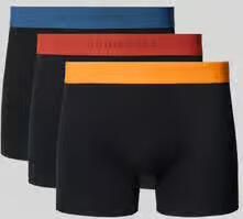 Schiesser Slim Fit trunks met logodetail in 3-pack