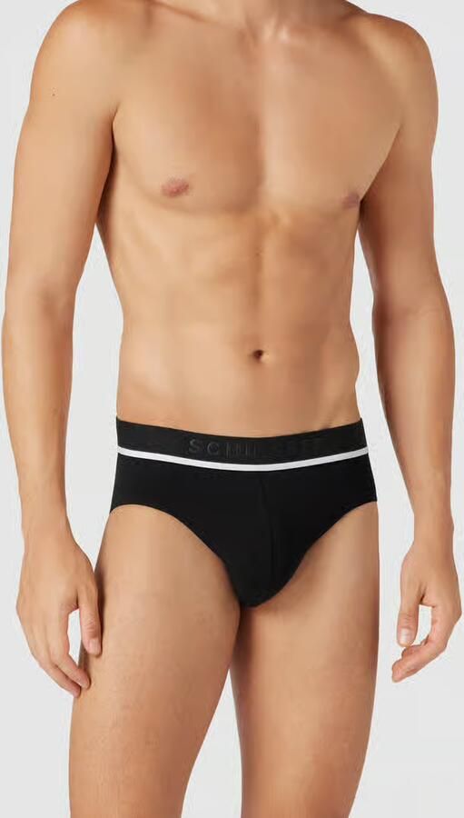Schiesser Rio-slip 95 5 met sportieve logo-webgummiband met smalle witte aanzet (3 stuks) - Foto 8