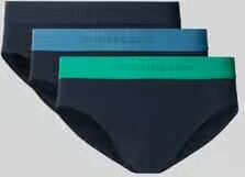 Schiesser slip met logo in band in set van 3