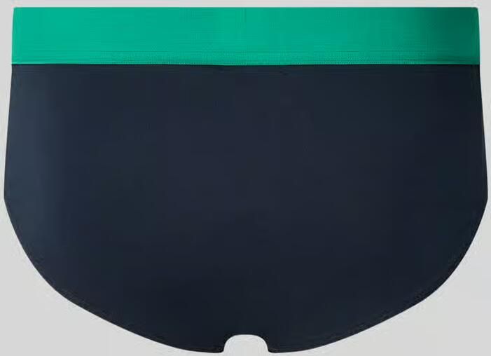 Schiesser slip met logo in band in set van 3 - Foto 2