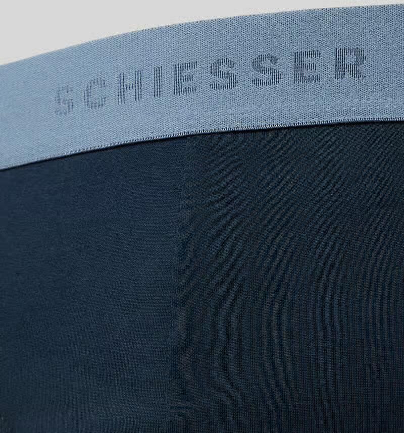 Schiesser Slip van katoenmix met labeldetail in set van 3