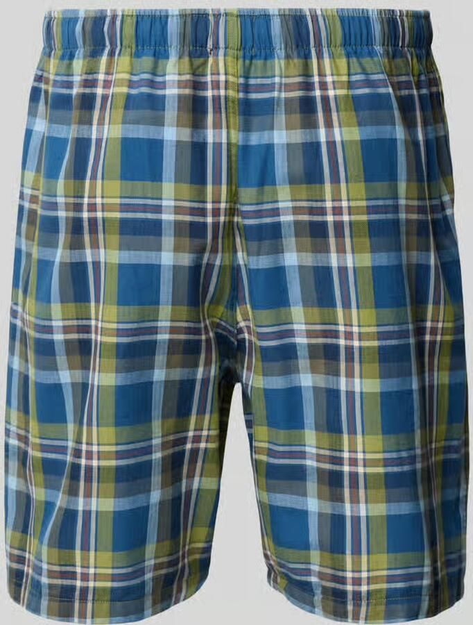 Schiesser straight fit bermuda met elastische band - Foto 2