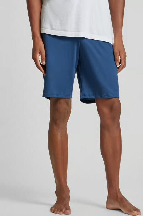 Schiesser Sweatshorts met steekzakken - Foto 2
