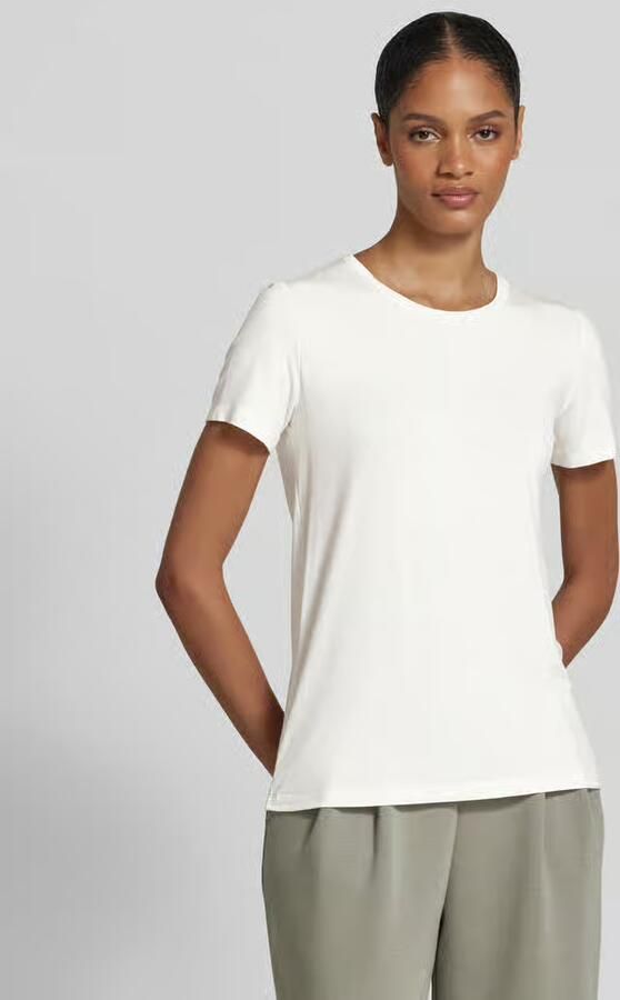 Schiesser T-shirt met geribde ronde hals - Foto 2