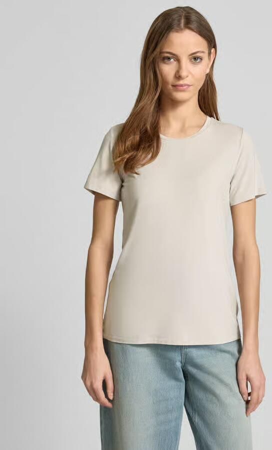 Schiesser T-shirt met geribde ronde hals - Foto 2
