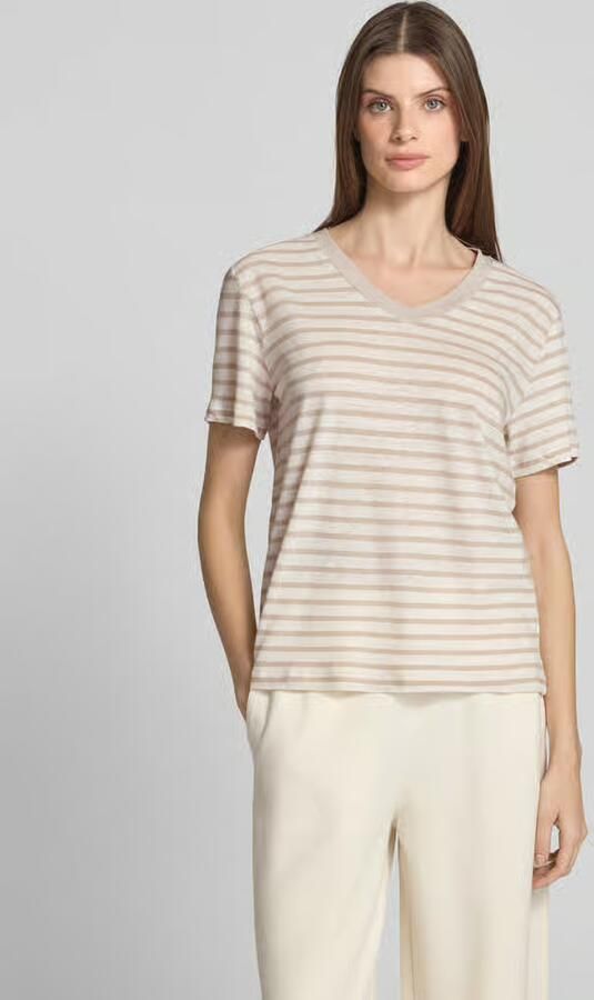 Schiesser T-shirt met geribde V-hals - Foto 2