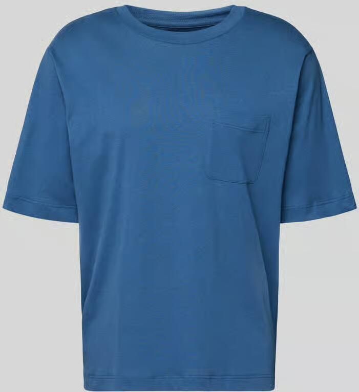 Schiesser T-shirt met ronde hals en borstzak - Foto 2