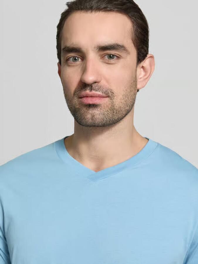 Schiesser T-shirt met V-hals - Foto 2