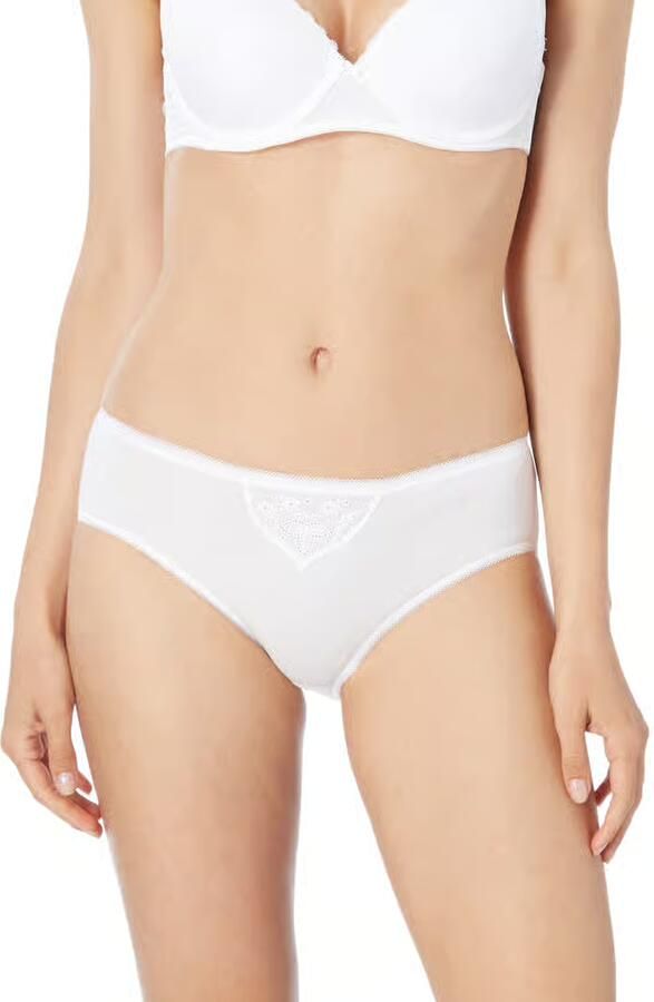 Schiesser Jazz-hipsters Cotton Essentials met fijne garnering (2 stuks Set van 2) - Foto 2