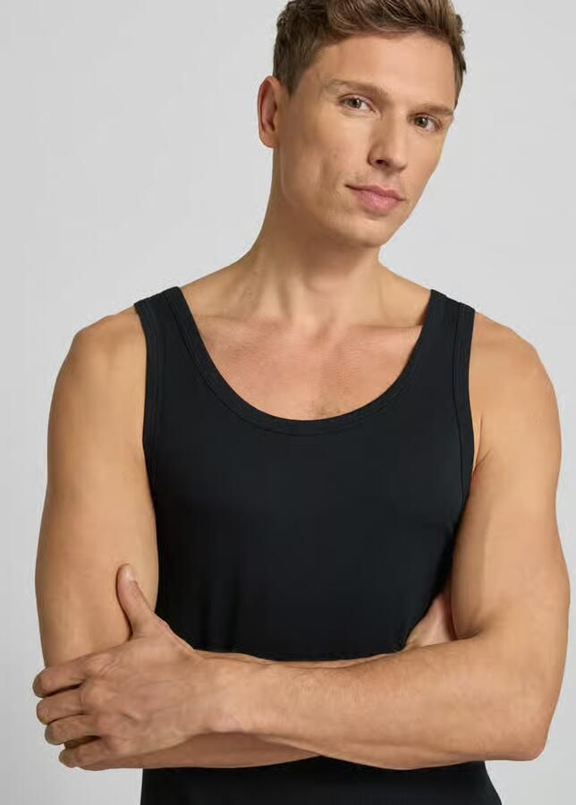 Schiesser Tanktop met ronde hals in een set van 2 stuks