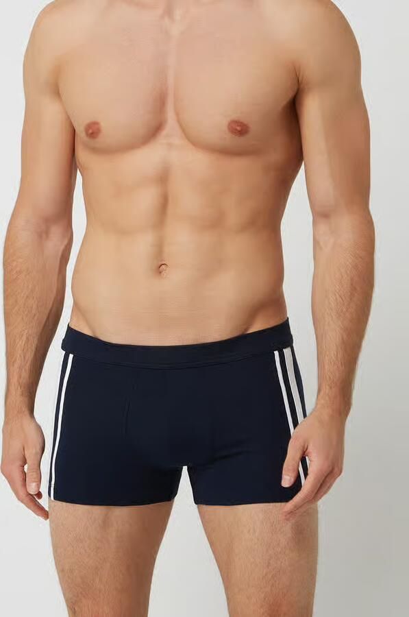 Schiesser Boxershort 95 5 met zachte tonale tailleband contrasterende zijstrepen (3 stuks)
