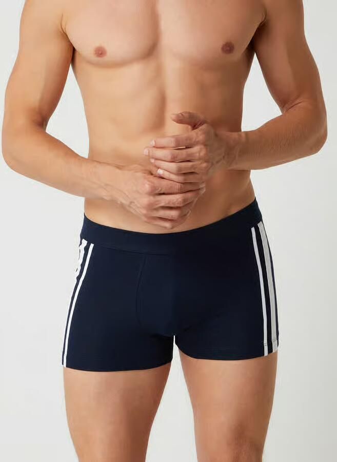Schiesser Boxershort 95 5 met zachte tonale tailleband contrasterende zijstrepen (3 stuks)