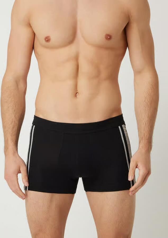 Schiesser Boxershort 95 5 met zachte tonale tailleband contrasterende zijstrepen (3 stuks) - Foto 6