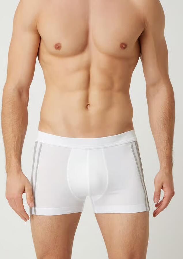 Schiesser Boxershort 95 5 met zachte tonale tailleband contrasterende zijstrepen (3 stuks)
