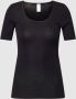 Schiesser T-shirt met ronde hals model 'LUXURY' - Thumbnail 1