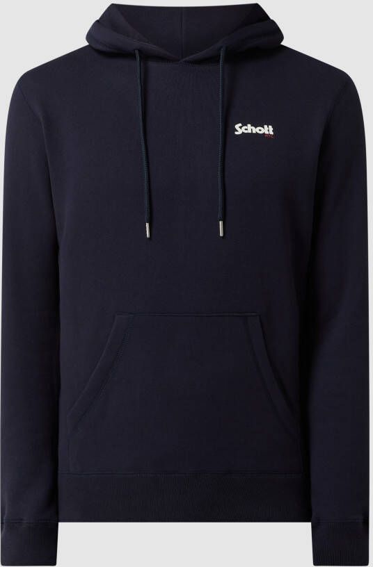 Schott NYC Hoodie van katoen