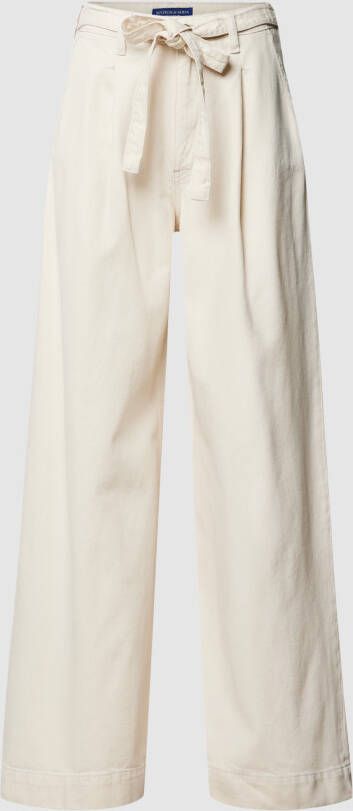 Scotch & Soda High waist jeans met tailleband