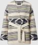 SCOTCH & SODA Dames Truien & Vesten Ikat Jacquard Blanket Wrap Coat Multi - Thumbnail 2