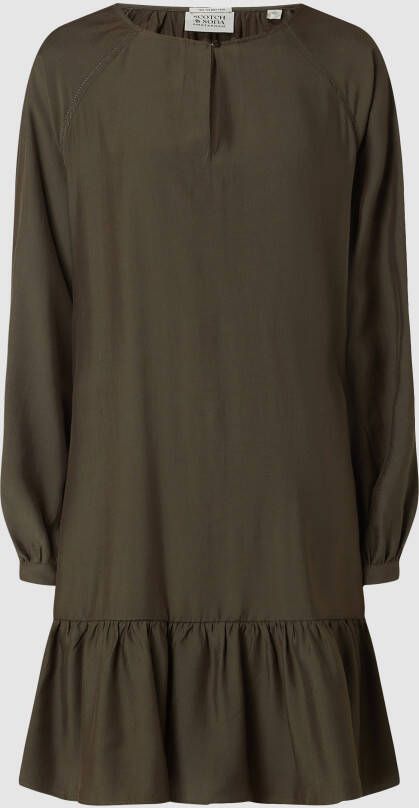 Scotch & Soda Jurk met volantzoom