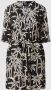 Scotch & Soda Zwarte Mini Jurk Allover Printed Loose Fit Dress - Thumbnail 3