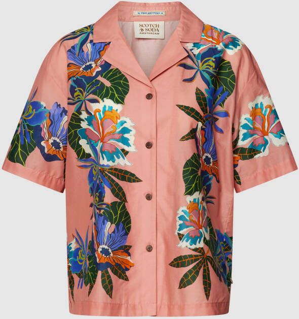 Scotch & Soda Overhemdblouse met bloemenmotief