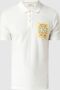 SCOTCH & SODA Heren Polo's & T-shirts Toweling Polo Contains Organic Cotton Wit - Thumbnail 2