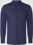 Scotch & Soda Donkerblauwe Casual Overhemd Regular Fit Garment-dyed Linen Shirt - Thumbnail 2