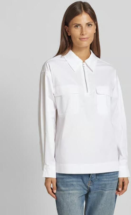 Scotch & Soda Blouse met klepzakken op de borst - Foto 4