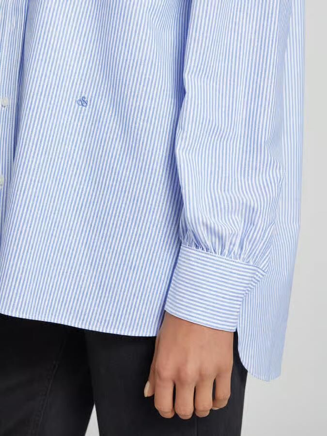 Scotch & Soda Gestreepte Oxford Blouse Vriendin Stijl Blue Dames - Foto 2