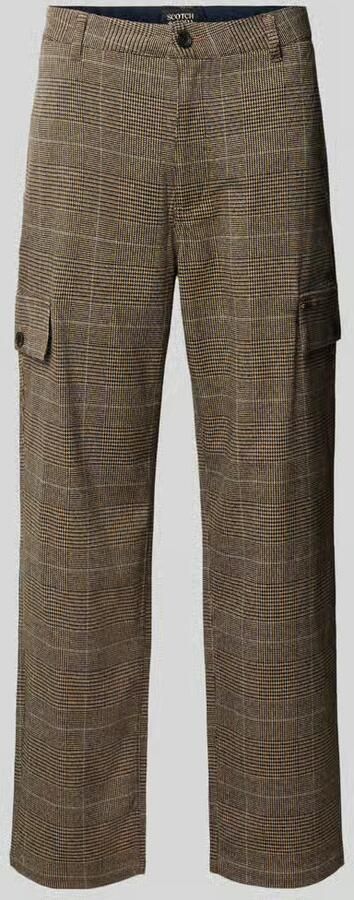 Scotch & Soda broek in all-over look met cargozakken