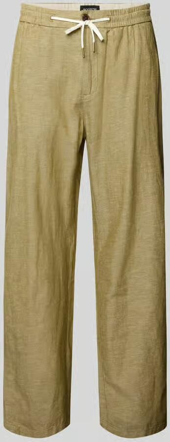 Scotch & Soda broek met linnen en Franse steekzakken - Foto 2