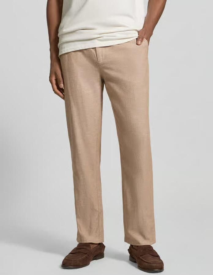 Scotch & Soda broek met linnen en Franse steekzakken - Foto 3