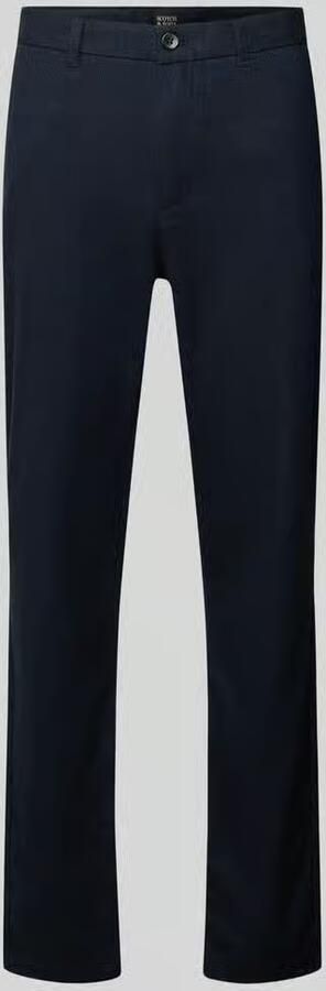 Scotch & Soda Broek van katoen-wolmix met achterzakken model 'STUART'
