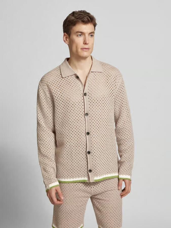 Scotch & Soda Gehaakte Vest met Lange Mouwen Gray Heren - Foto 2