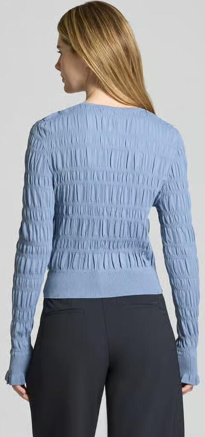 Scotch & Soda Cardigan met Smokdetails en Ronde hals - Foto 4