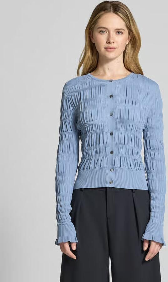 Scotch & Soda Cardigan met Smokdetails en Ronde hals - Foto 3